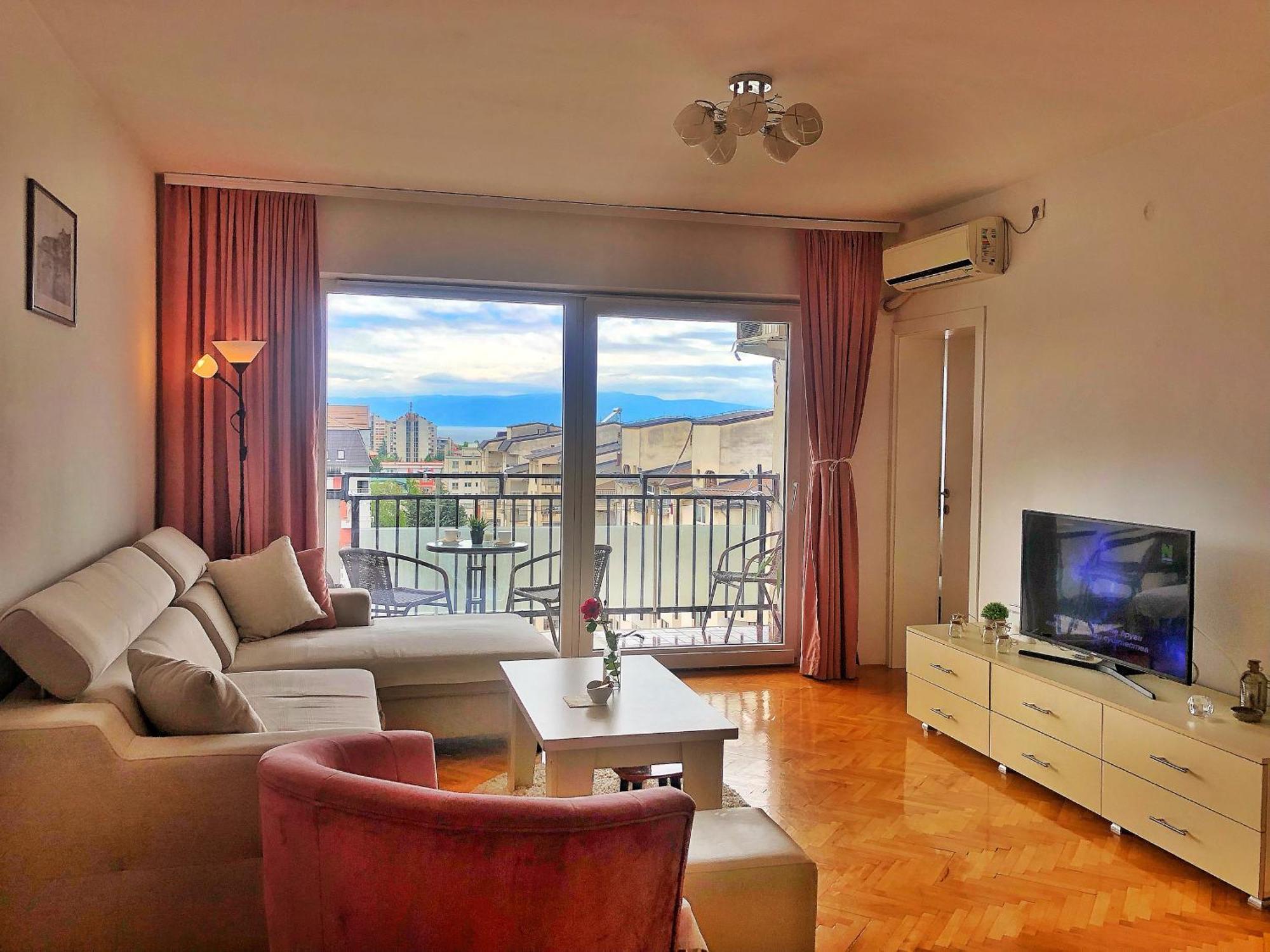 Nadia Apartment Ohrid With Lake View Exterior foto